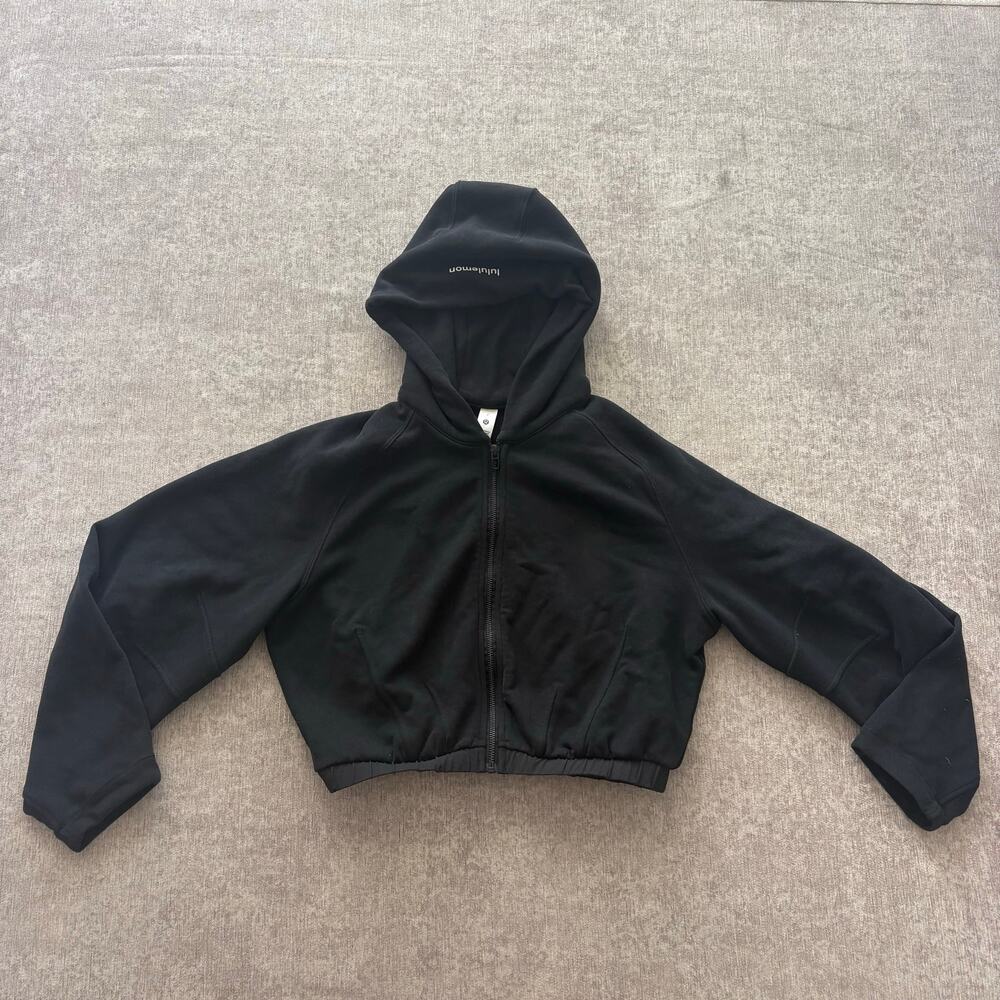 Lululemon Black Cropped Zip Jacket